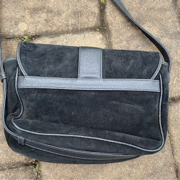 Vintage Italian suede bag - Picture 9 of 12